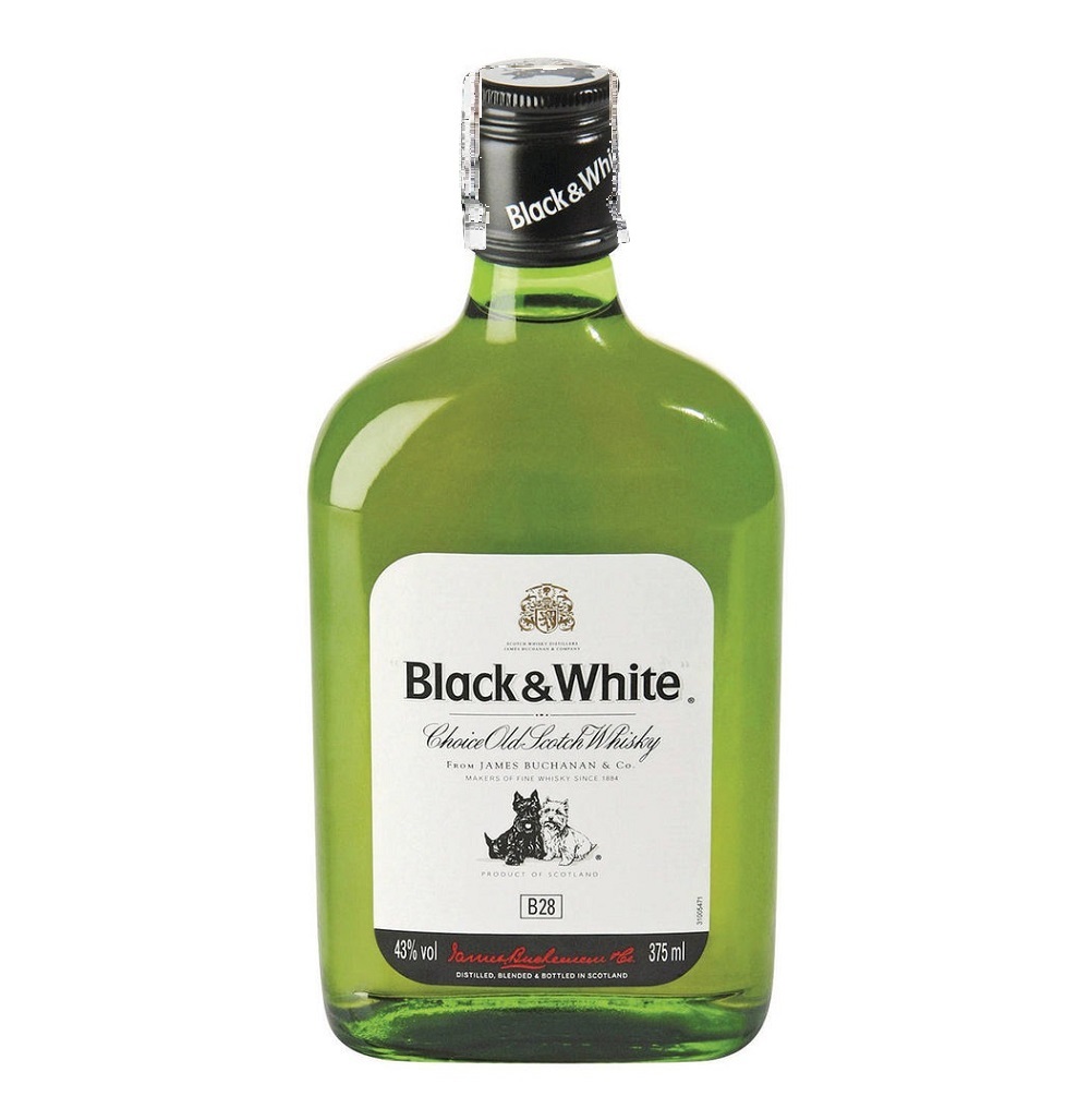 micrófono templado regimiento Whisky Black & White 375 ml - Bevgo
